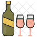 Champagne Bottles Icon