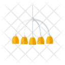 Chandelier Light Decoration Icon