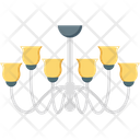 Chandelier House Lamp Icon