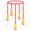 Chandelier Modern Chandelier Lamp Icon