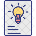 Feedback Idea Rating Process Idea Sheet Icon