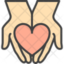 Charity Care Hands Icon