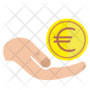 Euro Money Hand Icon