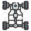 Chassis Automobile Structure Icon