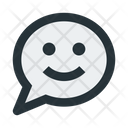 Chat Bubble Message Smile Icon
