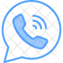 Celular Chat Bubble Telephone Call Icon