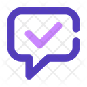 Chat Check Icon