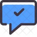 Chat Comment Check Icon