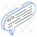 Chat Code Icon