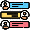Accounts Chat Comments Icon
