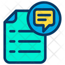 Document Chat File Icon