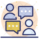 Dialogues Friends Talk Discussion Group Icon