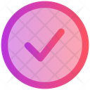 Circle Check Approved Icon