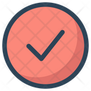 Circle Check Approved Icon