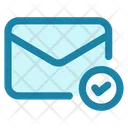 Check email Icon - Download in Colored Outline Style