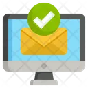 Check Email Icon - Download in Flat Style