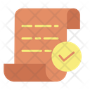 Check Mark Check File Approved File Icon