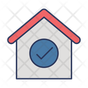 Check Home House Checked Approved Home Icon