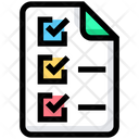 File Check List Document Icon