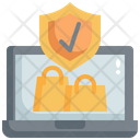 Check Shopping Security Check Shopping Bag Online Shopping Icon
