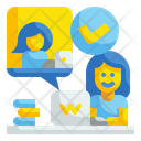 Check Worker Working Job Icon