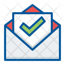 Checked Mail Message Icon
