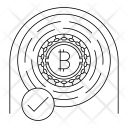 Checked bitcoin Icon