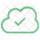 Checked Cloud Network Icon
