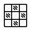 Checkered Chessboard Chess Icon