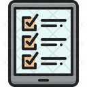 Checklist List Tablet Icon