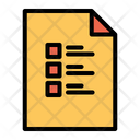 Checklist Document Icon
