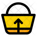 Out Arrow Up Basket Icon