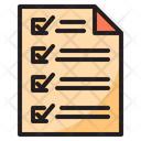 Paper Check Document Icon