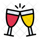 Cheer Champagne Party Icon