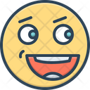 Cheerful Emoji Comic Icon