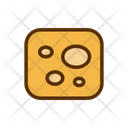 Cheese Cheddar Squere Icon