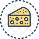Cheese Tasty Slice Icon