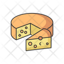 Cheese Wheel Slice Icon