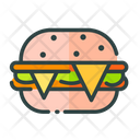 Cheese Burger Fast Food Food Icon