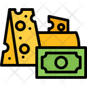 Cheese Payment Money Price Icon