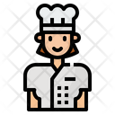 Chef Women Cook Icon