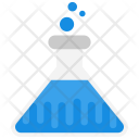 Flat Conical Flask Icon