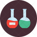 Chemical Flask Lab Research Laboratory Testing Icon