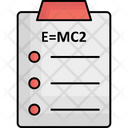 Chemistry Clipboard Education Icon