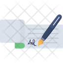 Cheque Paying Order Icon