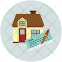 Cheque Payment Home Icon