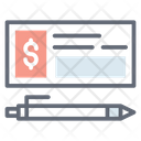 Check Book Chequebook Bank Check Icon