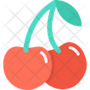 Cherries Berries Fruit Icon