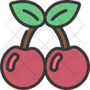 Cherries Fruit Food Icon