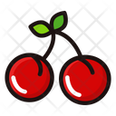 Cherry Red Cherry Fruit Icon